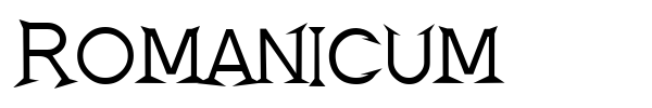 Romanicum font preview
